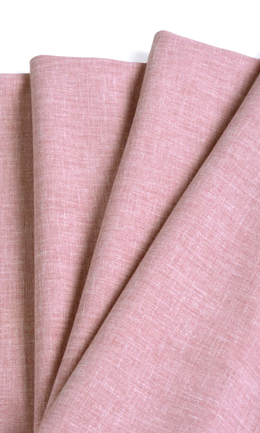 Poly-Cotton Blend Window Treatments Fabric Sample (Rose Pink)