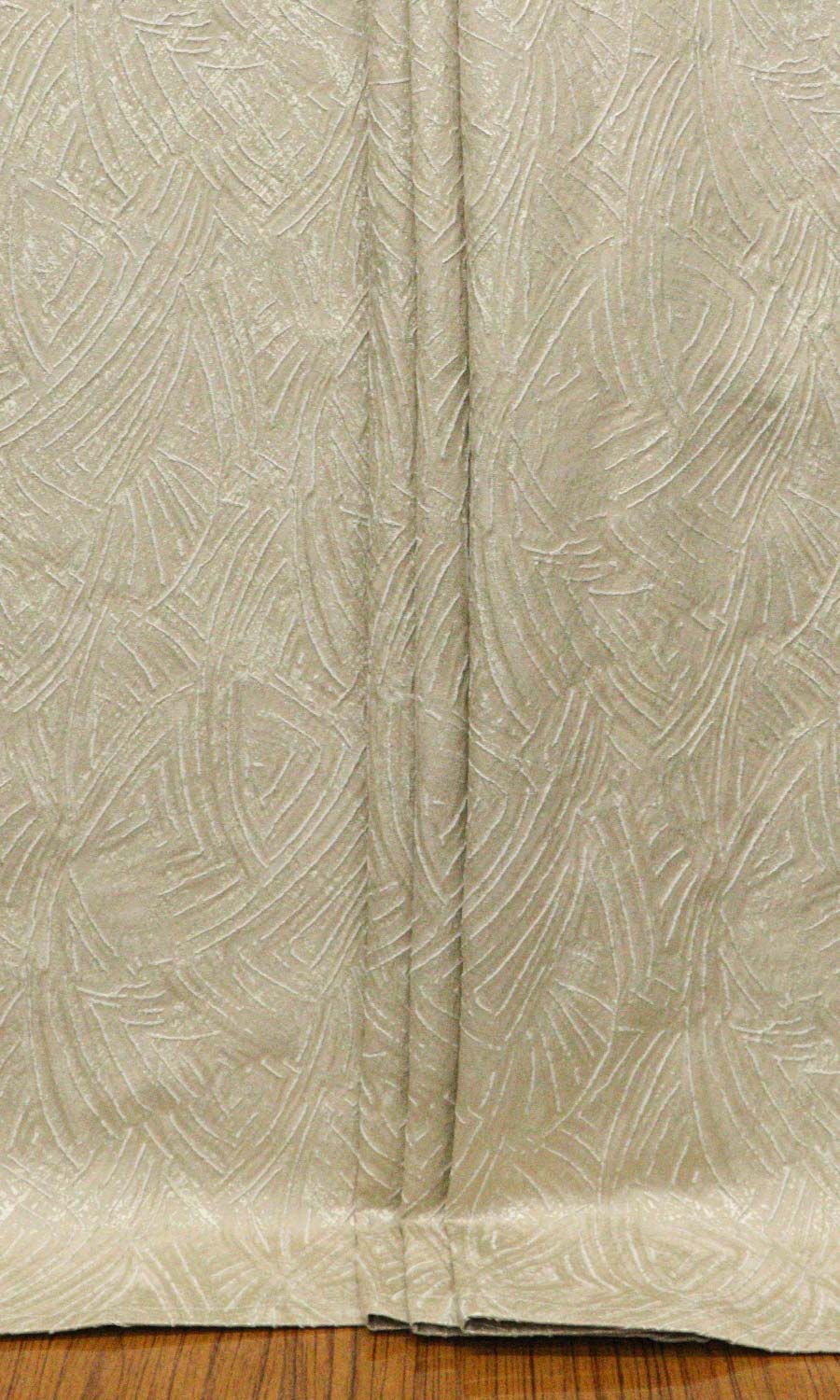 Self-Patterned Poly-Cotton Flat, Plain, Fake, Faux, European Relaxed Roman Blinds (Caramel Brown)
