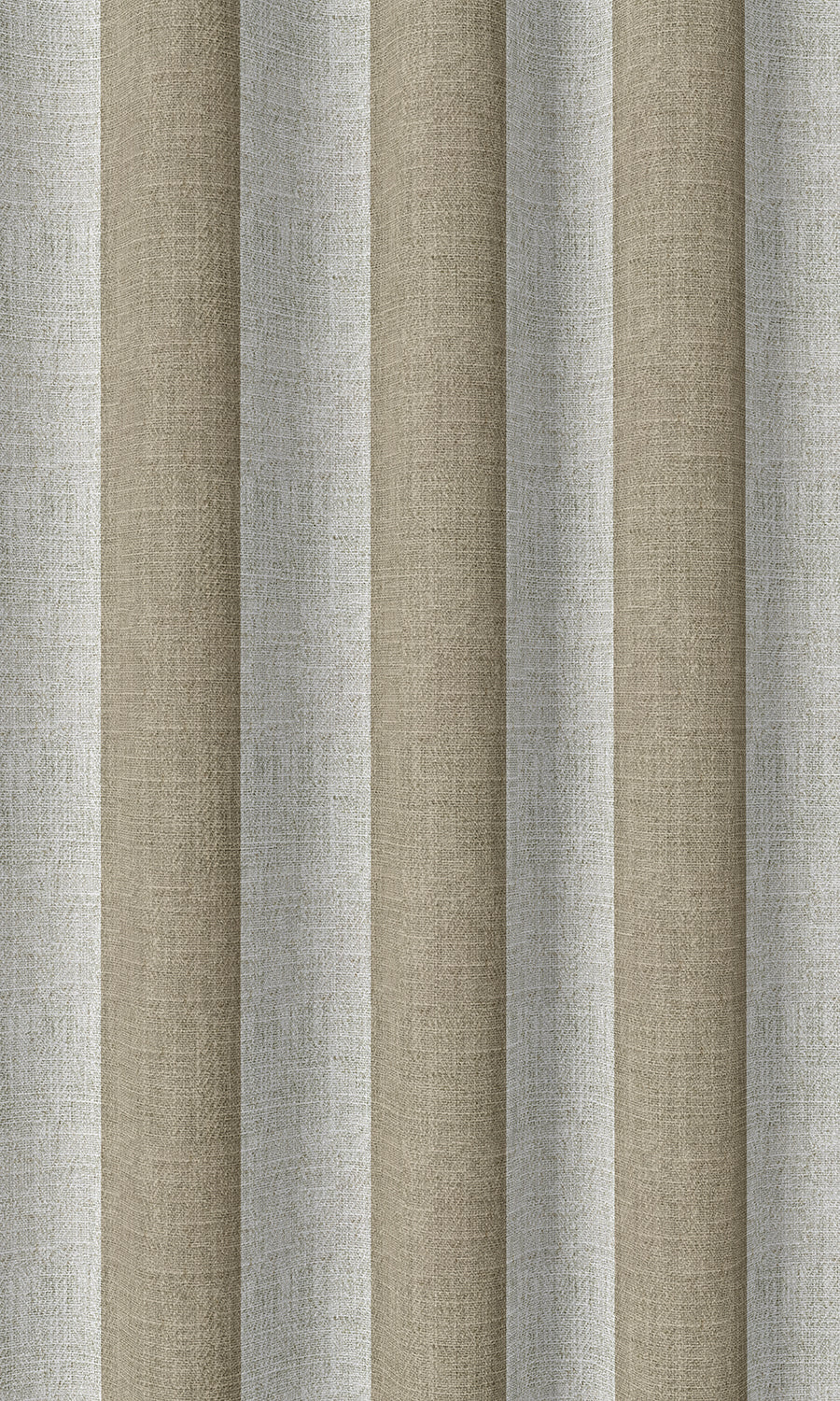 Modern Striped Home Décor Fabric Sample (Brown/ White)