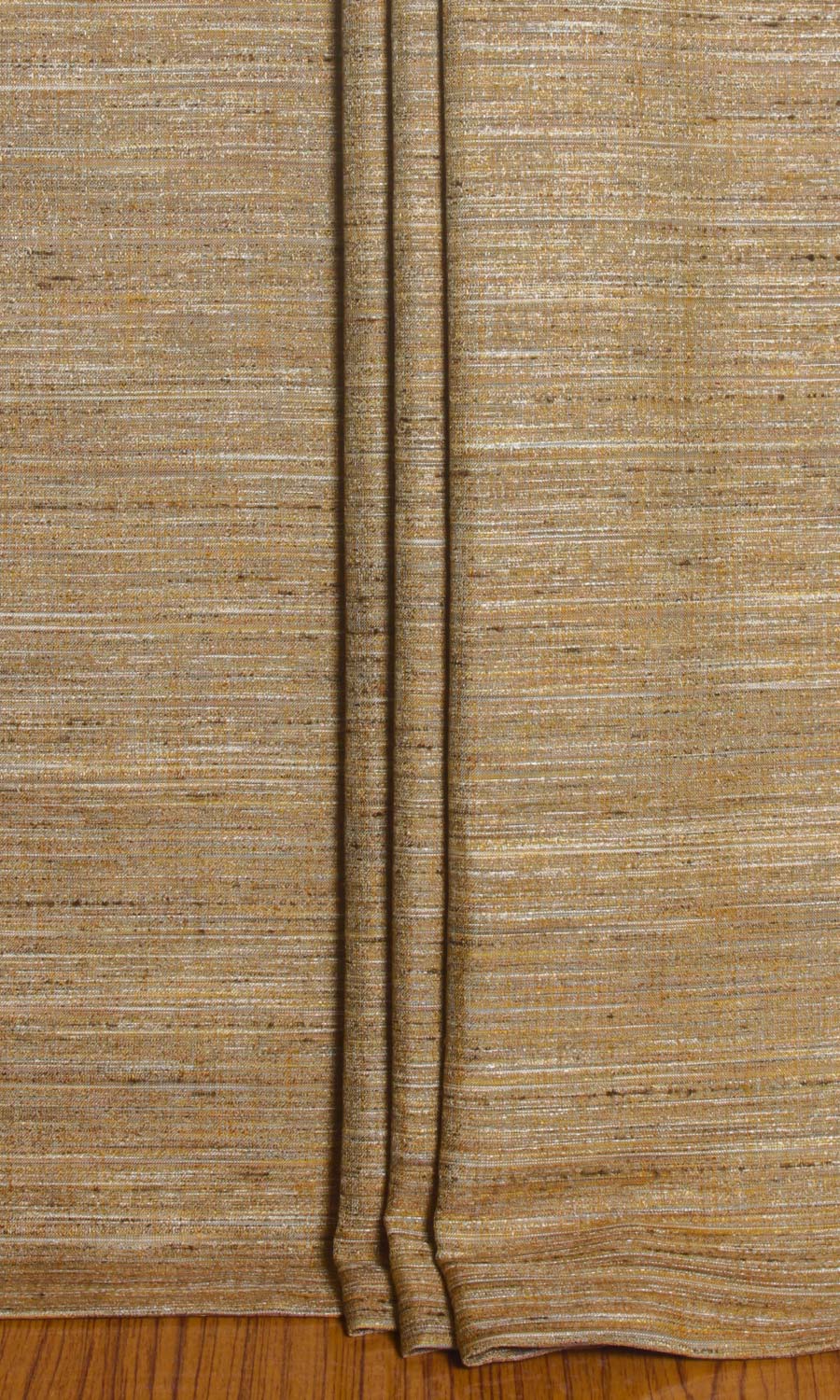 Textured Home Textile Fabric Material Sample (Golden Brown)