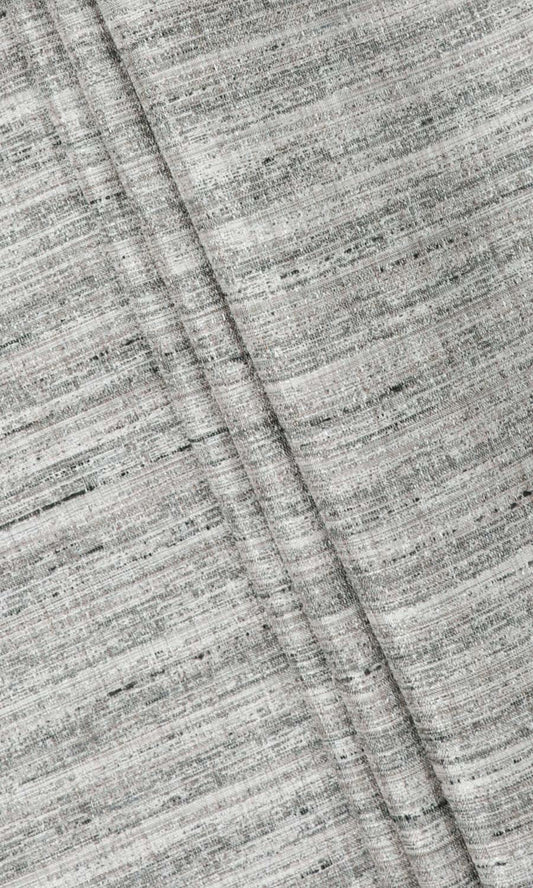 Faux Silk Textured Home Décor Fabric Sample (Grey)
