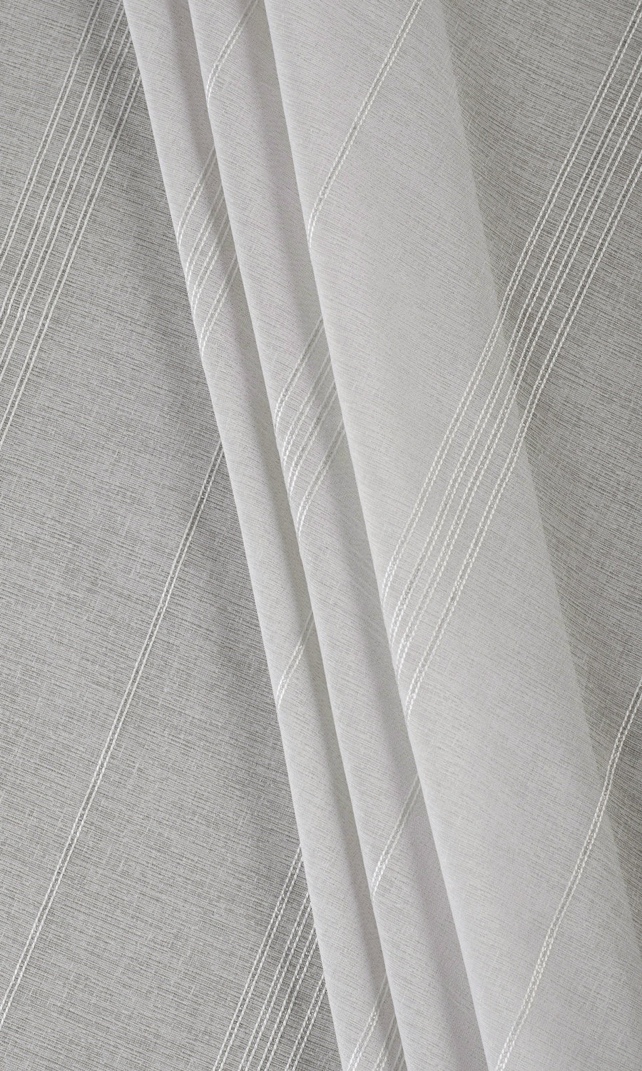Striped Sheer Roman Blinds & Window Shades (Grey)