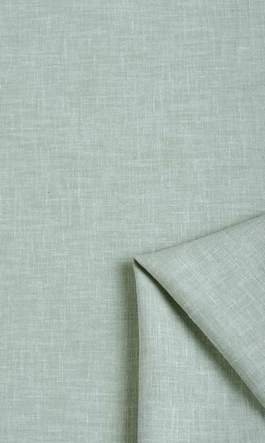 Poly-Cotton Blend Blinds (Mint Blue/ Green) Extra Long Short Wide