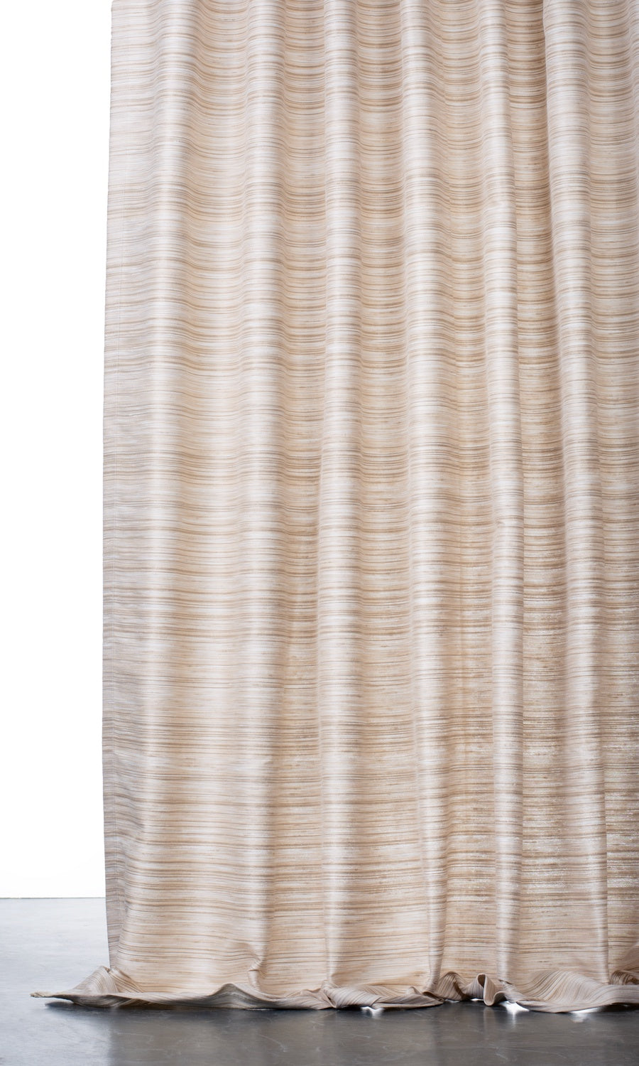 Faux Silk Window Treatments Fabric Sample (Sand Beige)