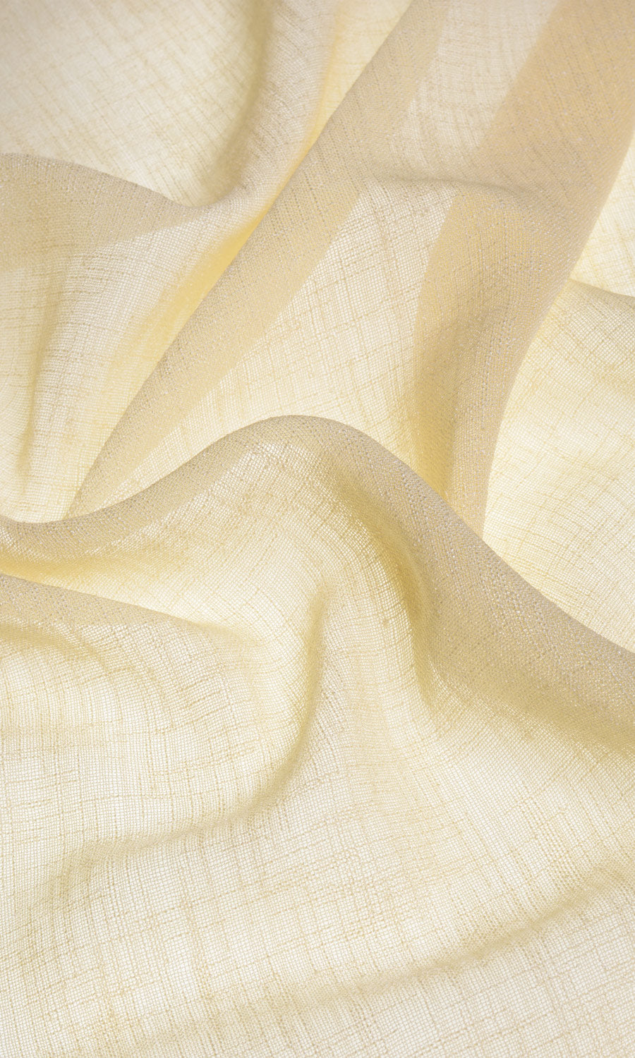 Sheer Linen Blinds (Lemon Yellow) Extra Long Short Wide