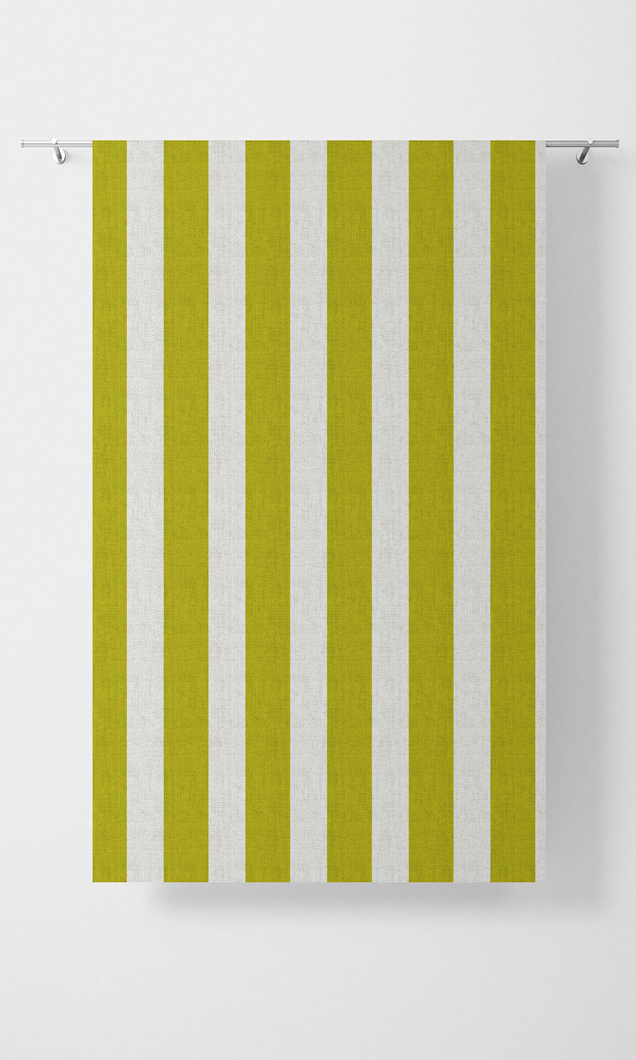 Striped Fabric Blinds (Apple Green) Extra Long Short Wide