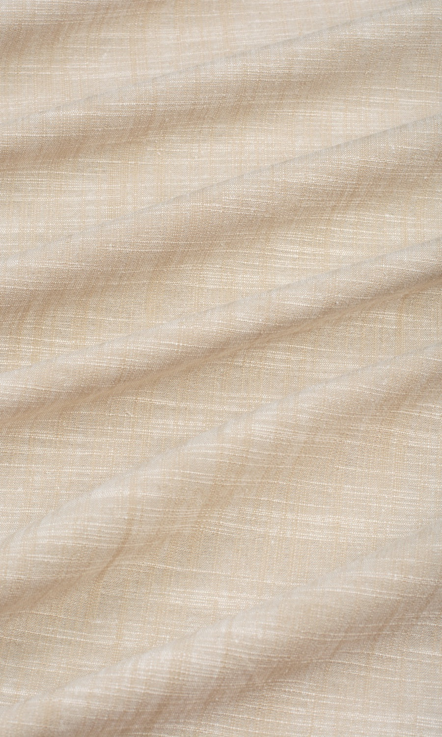 Linen-Textured Fabric By the Metre for Roman Blinds & Shades (Pale Beige)
