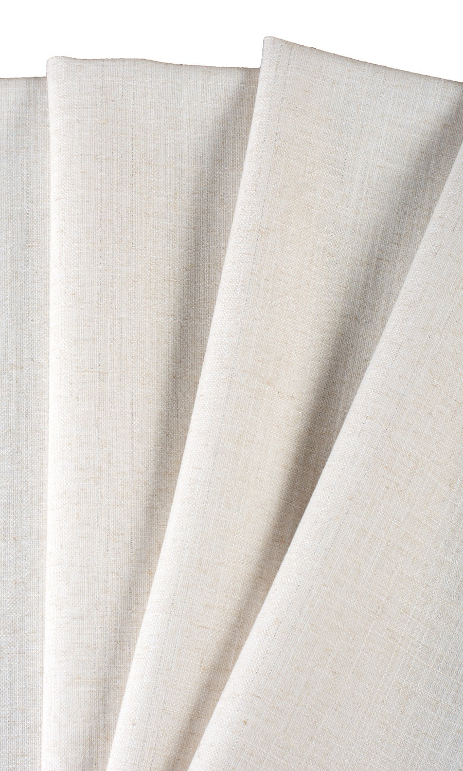 Plain Linen Blend Roman Blinds & Window Shades (Cream/ Ivory)