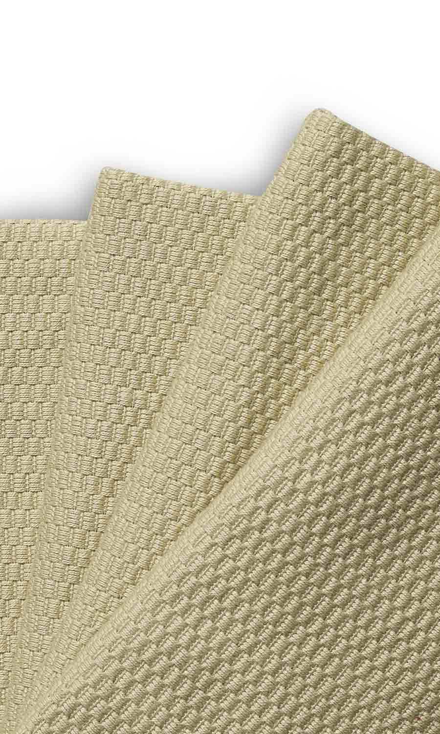 Cotton Roman Blinds (Beige-Green) for Living, Bedroom, Kitchen, Bathroom