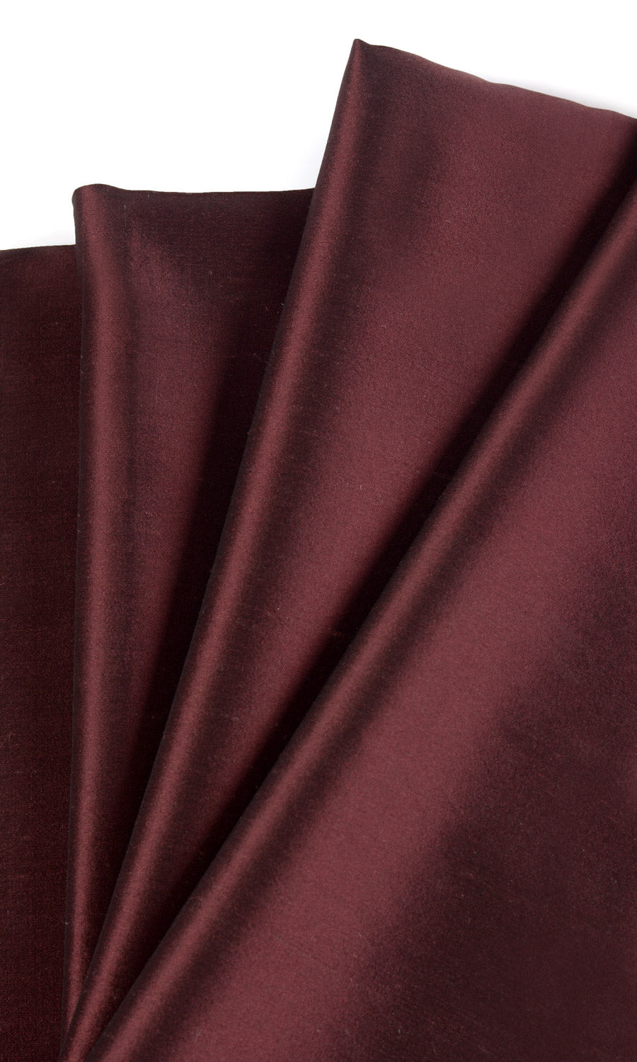 Shantung Silk Home Textile Fabric Material By the Metre (Wine Red/ Maroon)