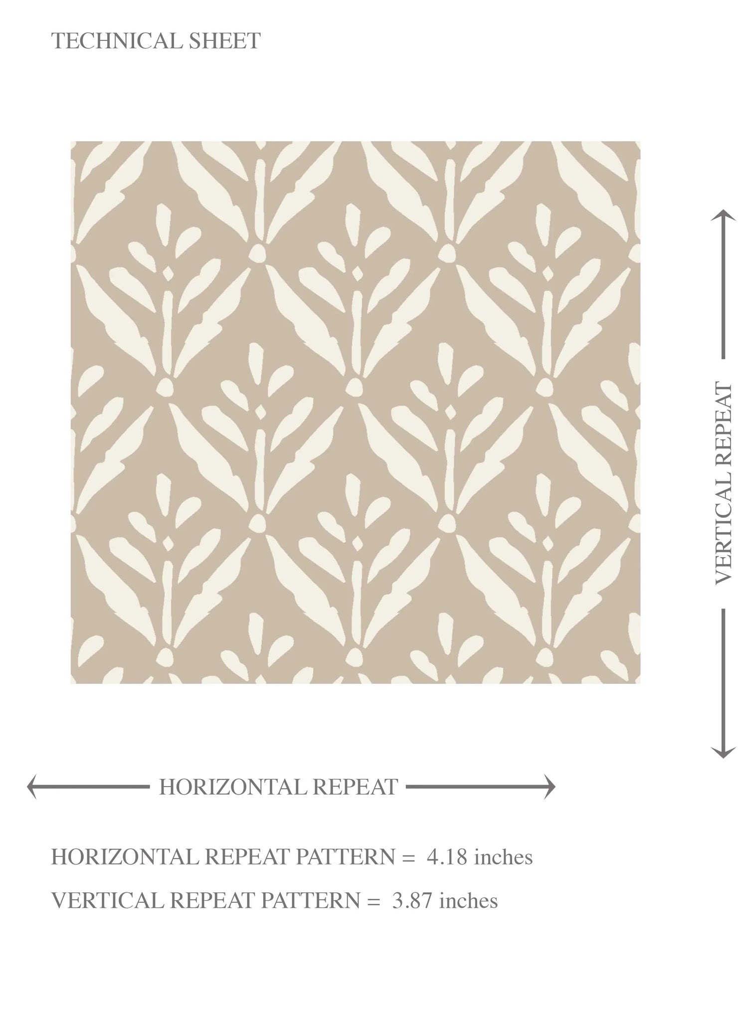 Neutral Small Floral Lattice/ Leaf Textured Kids Room Wallpaper (Beige/ Light Brown/ Off-White)