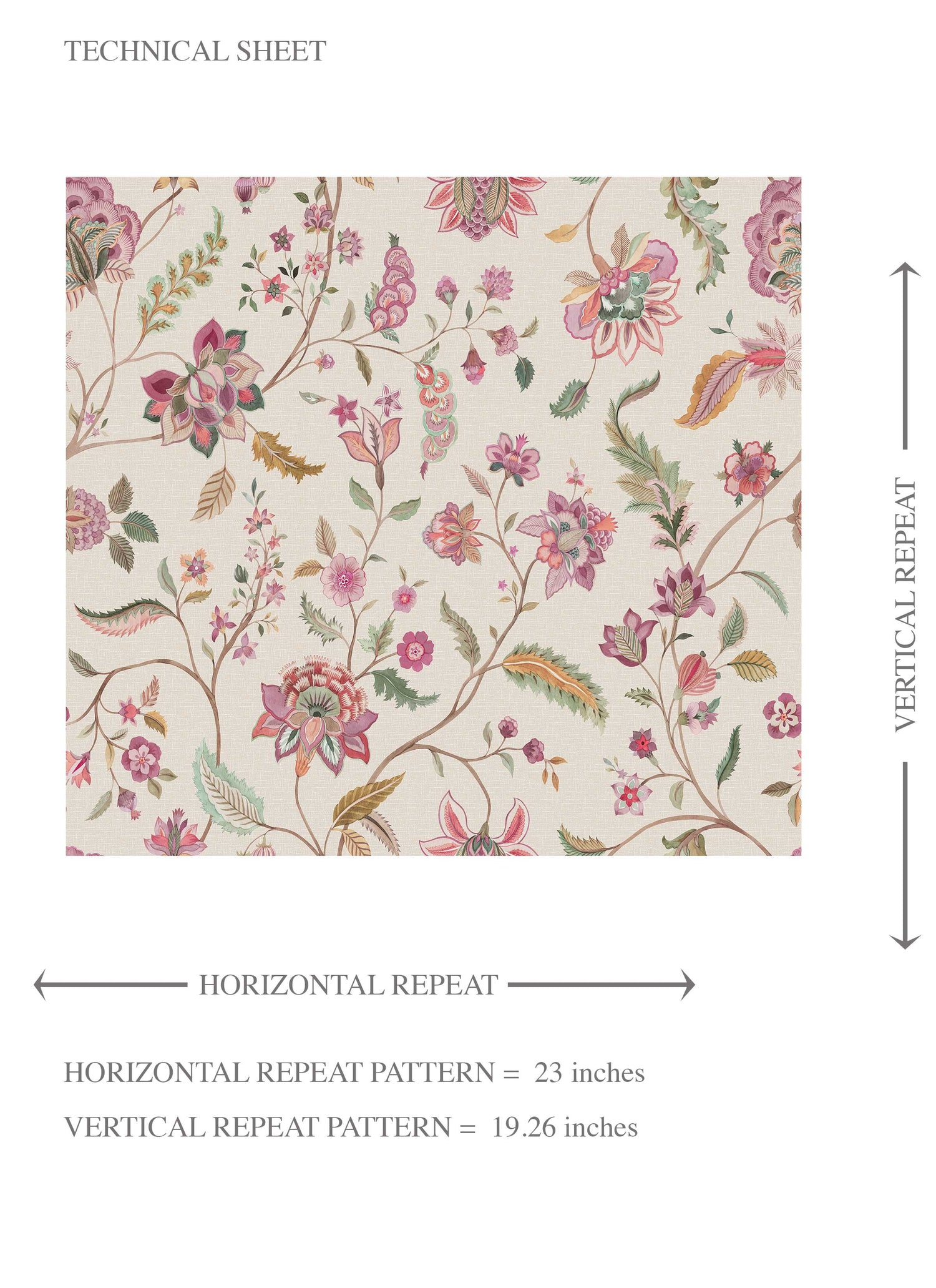 Floral/ Botanical Patterned Kids Room Wallpaper (Pink/ Green/ Blue/ Taupe)