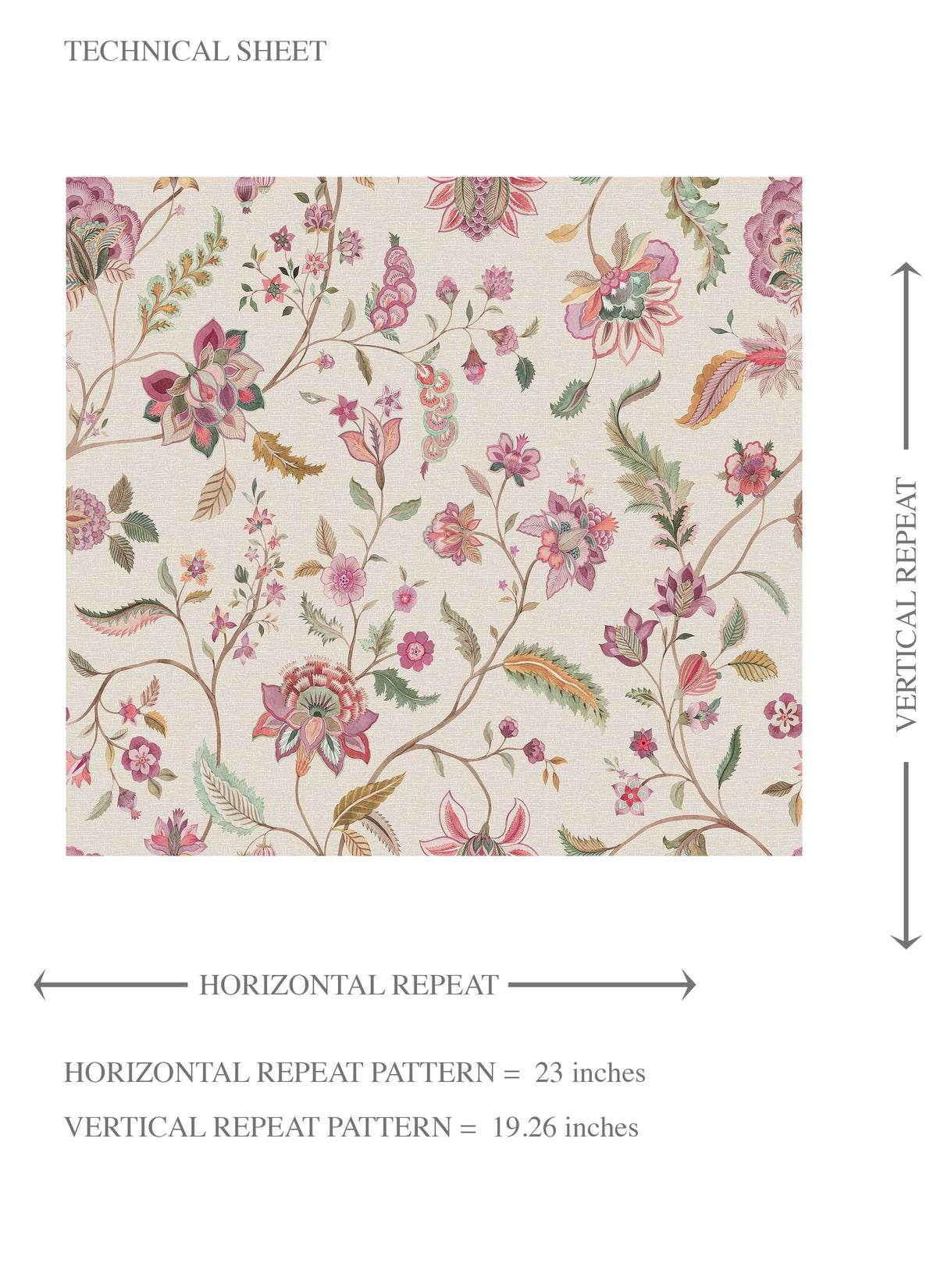 Floral/ Botanical Patterned Kids Room Wallpaper (Pink/ Green/ Blue/ Taupe)