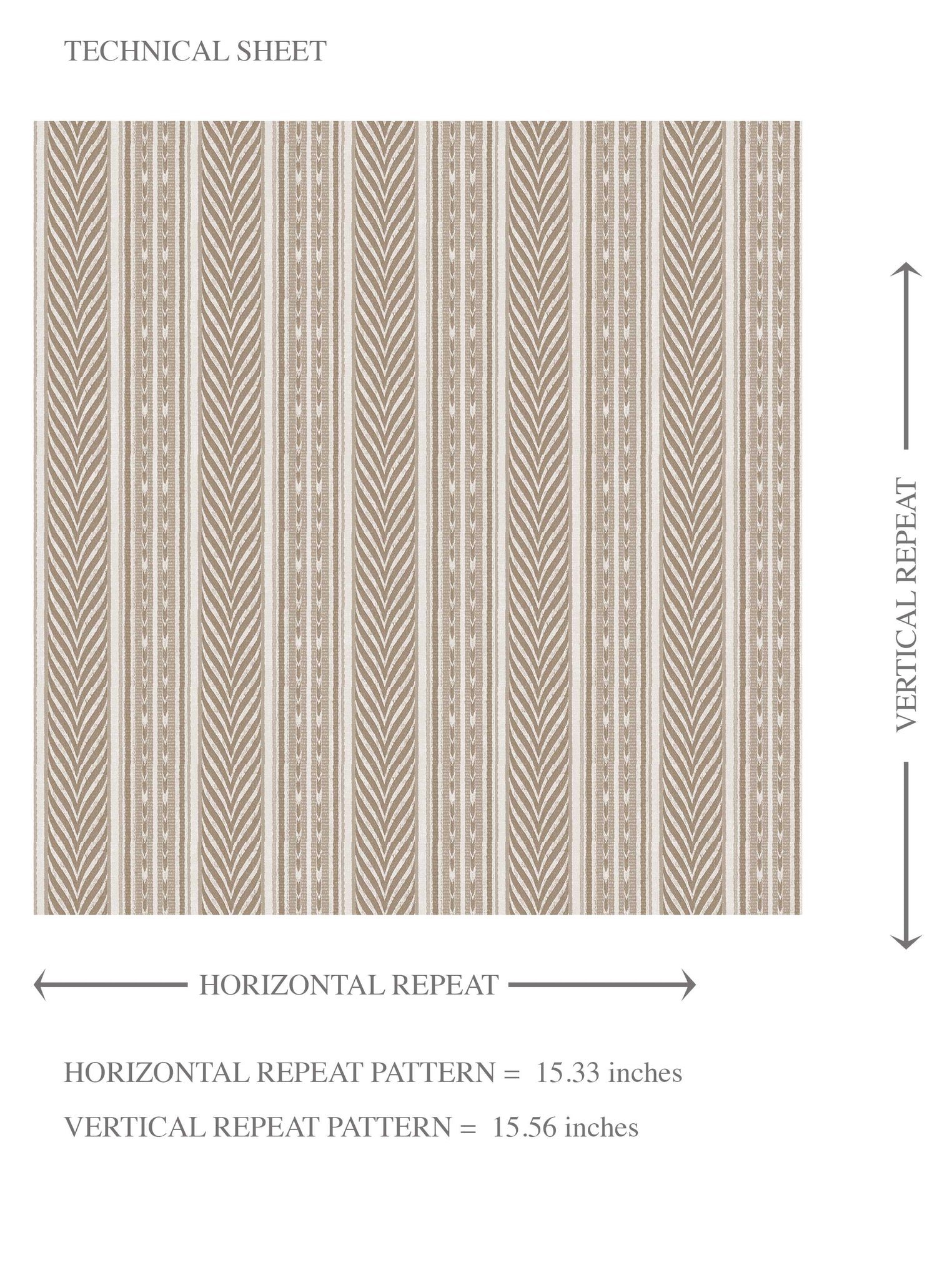 Neutral Geometric Striped Kids Room Wallpaper (Beige/ Brown/ Taupe)