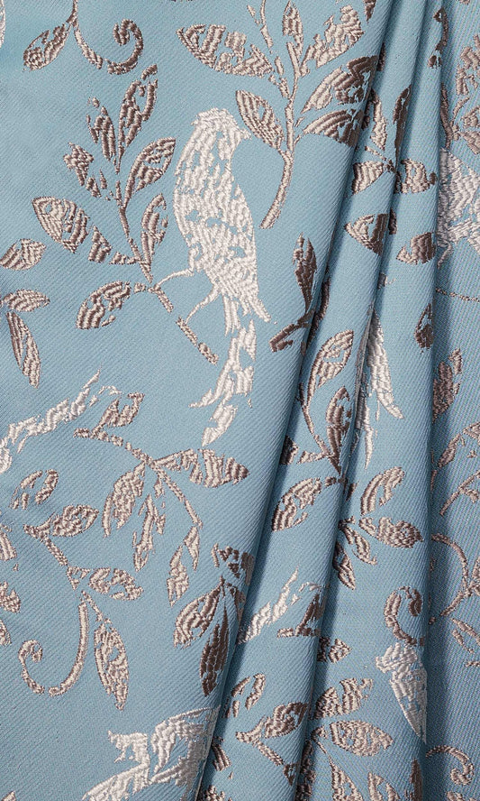 French Country  Roman Shades (Blue)