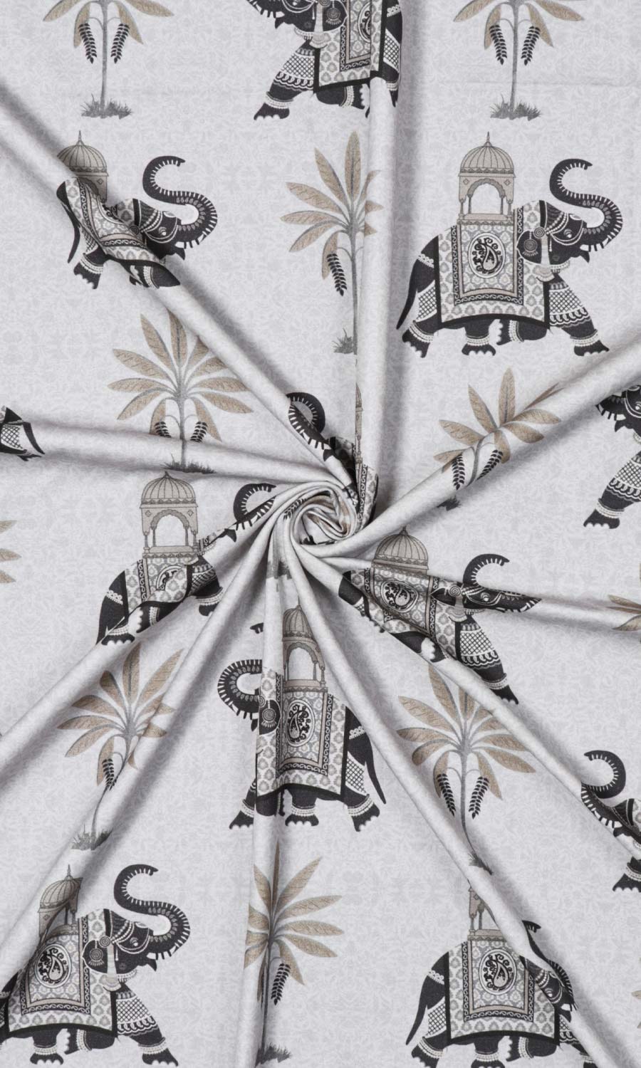 Cotton Printed Flat, Plain, Fake, Faux, European Relaxed Roman Blinds (Grey)