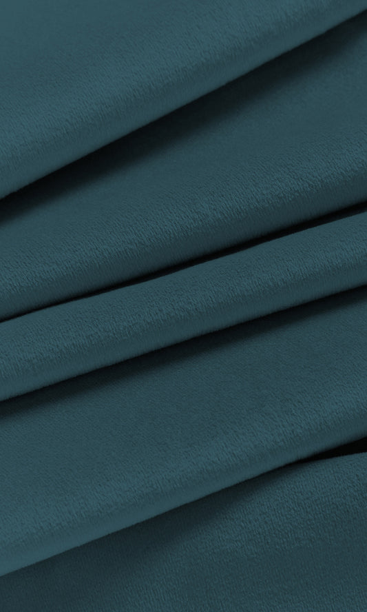 Velvet Home Décor Fabric Sample (Steel Blue)