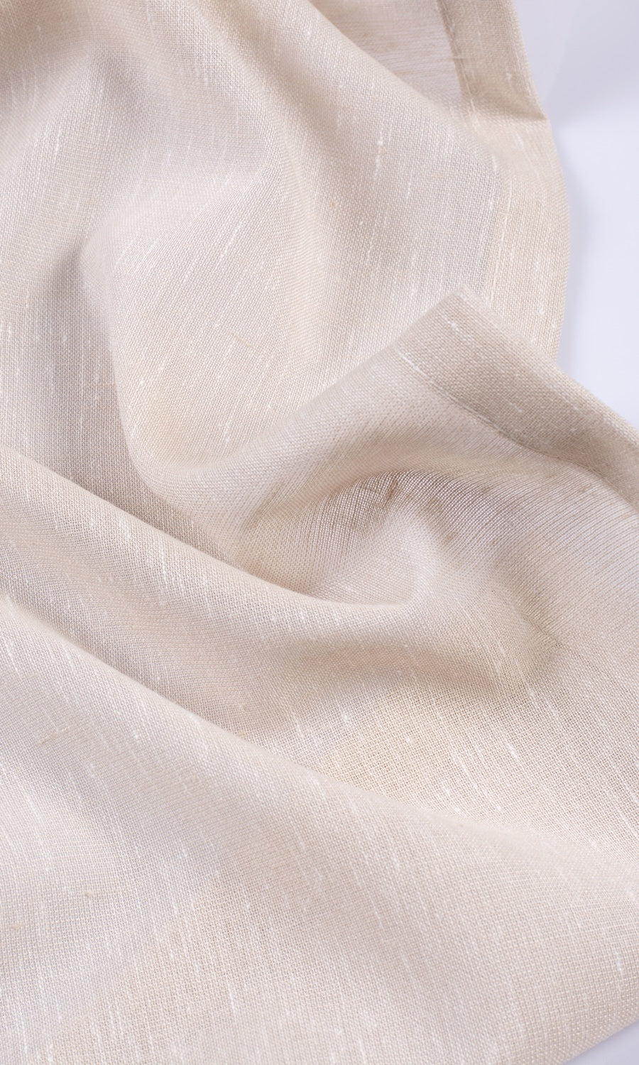 Plain Sheer Made-to-Measure Roman Blinds (Greige/ Warm Ivory)