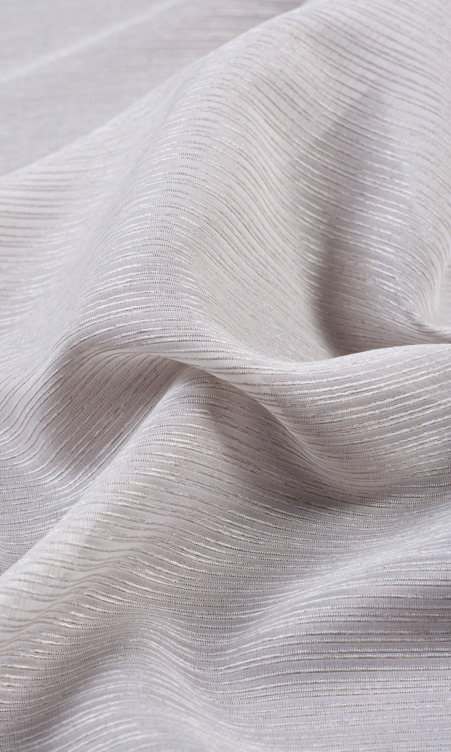 Striped Semi-Sheer Shades (Silver Grey) for Living, Bedroom, Kitchen, Bathroom