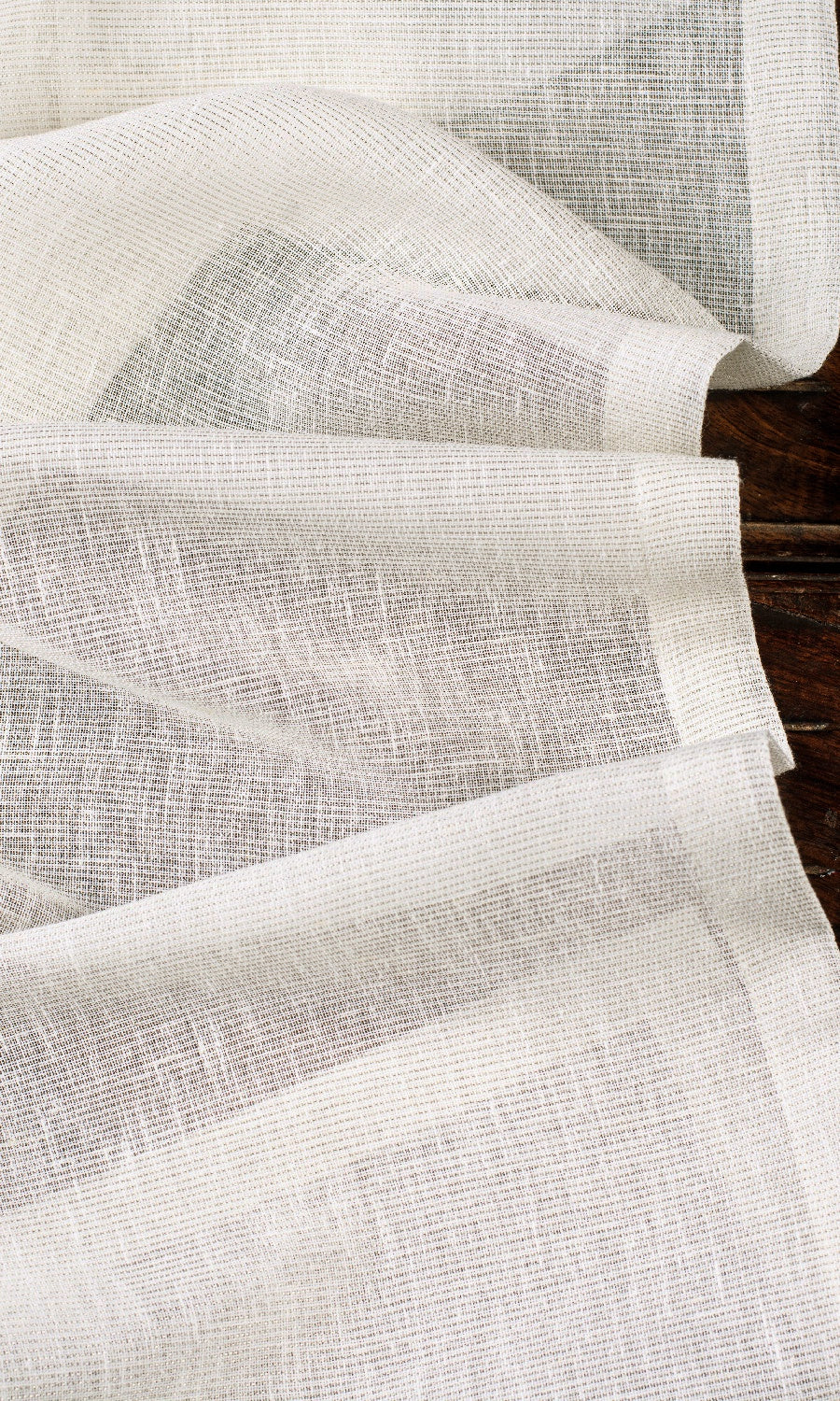 Sheer Fabric Blinds (Creamy White)