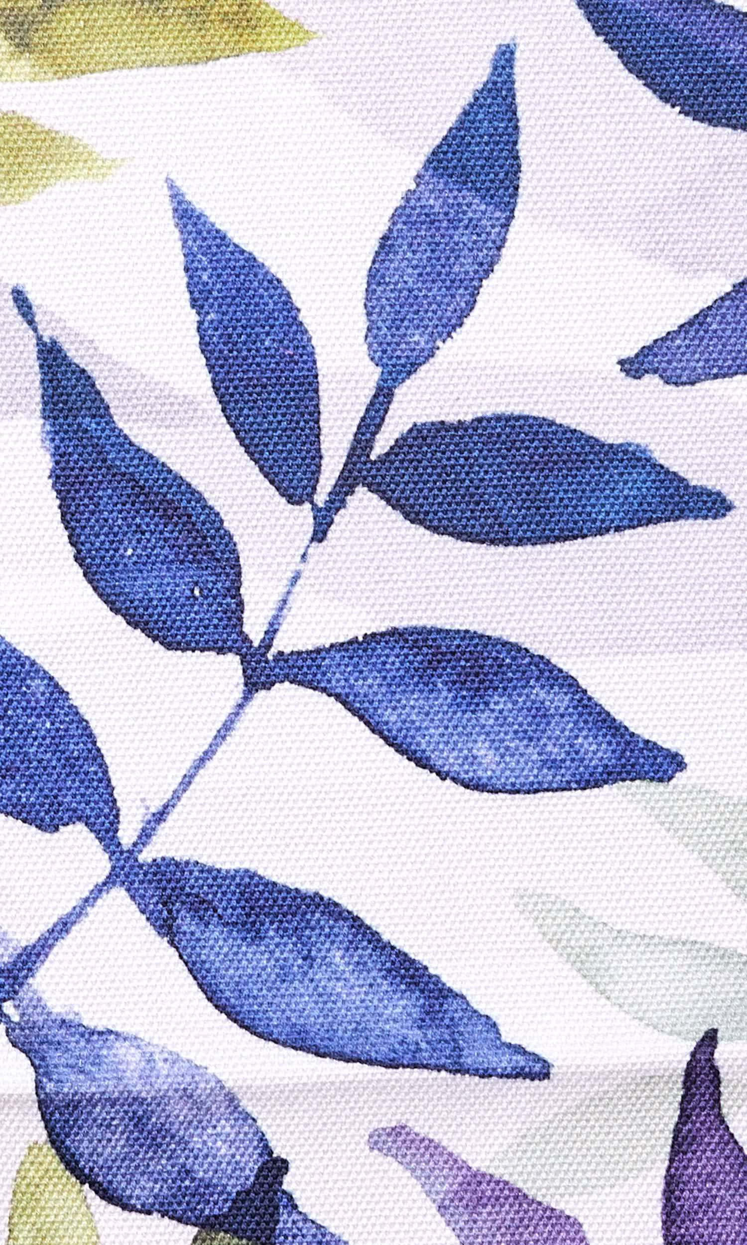 Floral Home Textile Fabric Material By the Metre (Purple/ Blue/ Green/ Gray)