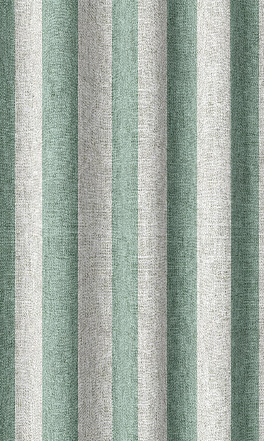 Striped Home Décor Fabric Sample (Egg Blue/ White)