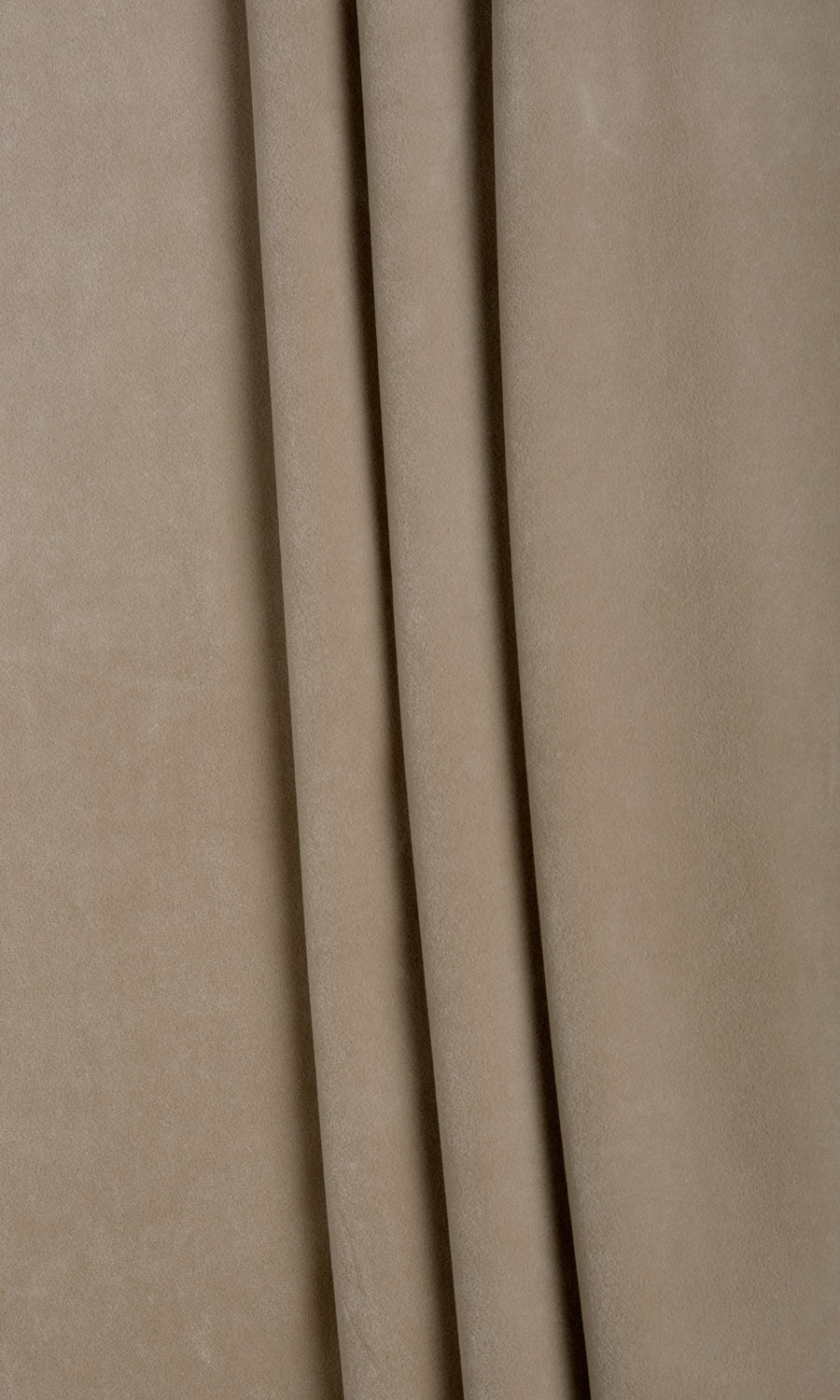 Velvet Flat, Plain, Fake, Faux, European Relaxed Roman Blinds (Deep Taupe)