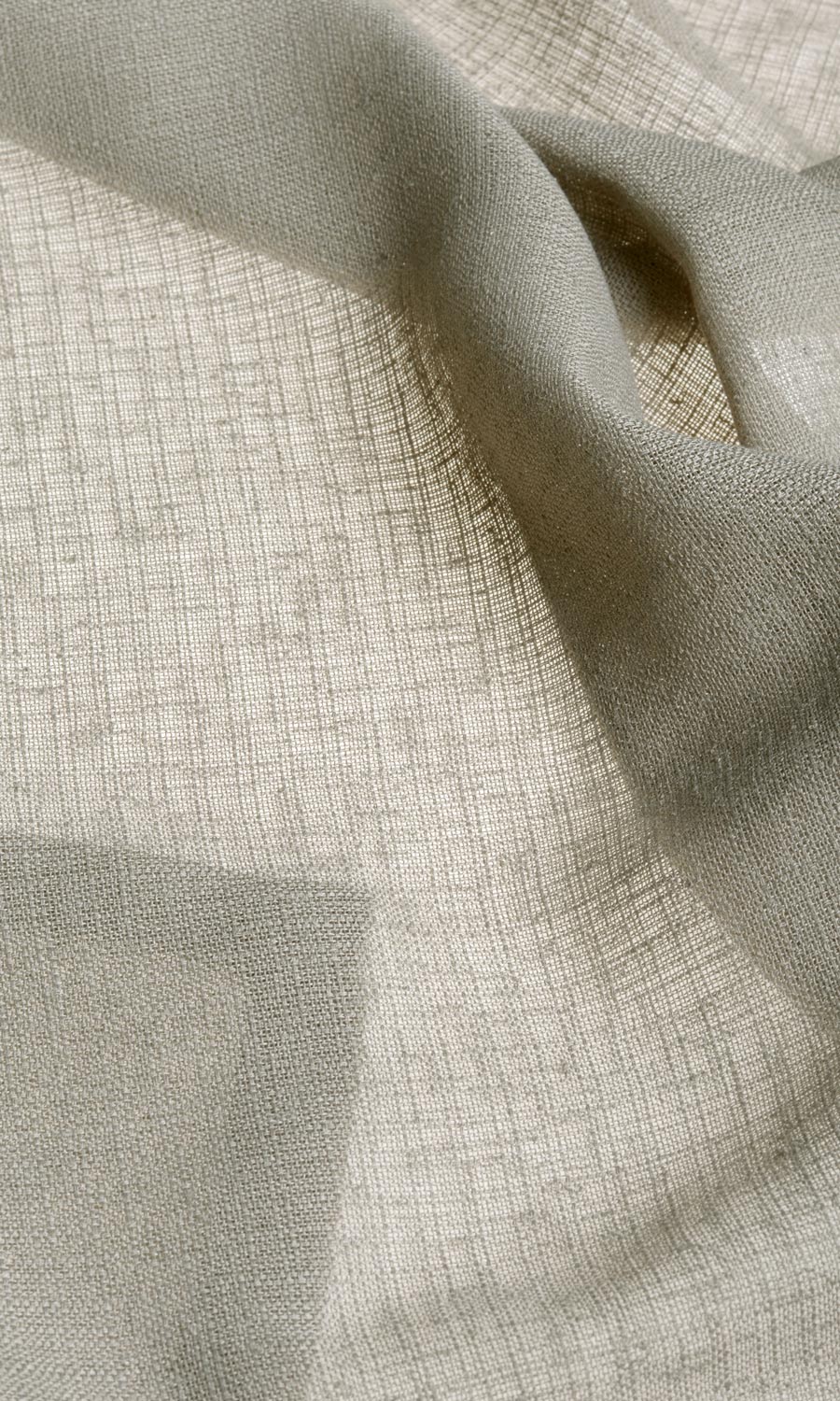 Sheer Free Fabric Material Sample (Taupe Grey)