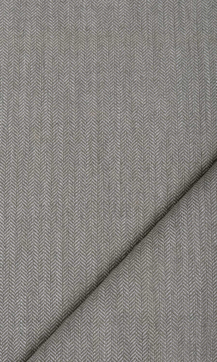 Herringbone Textured Home Textile Fabric Material Sample (Deep Gray)