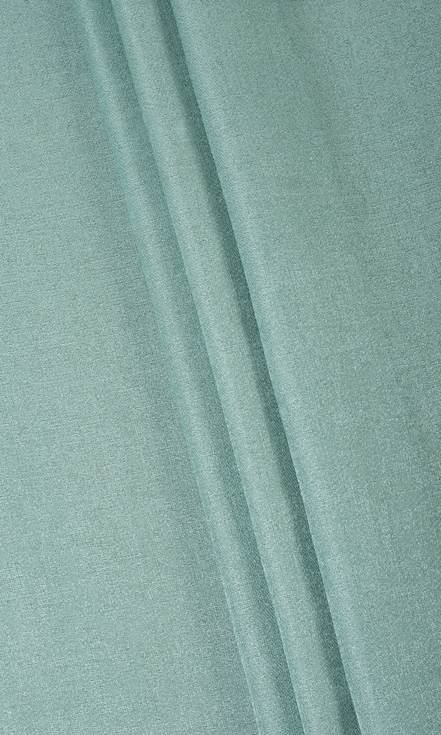 Plain Sheer Window Treatments Fabric Sample (Turquoise Green)