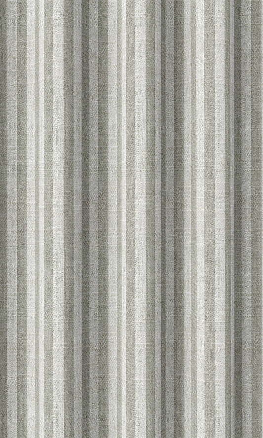 Modern Striped Home Décor Fabric By the Metre (Grey/ White)
