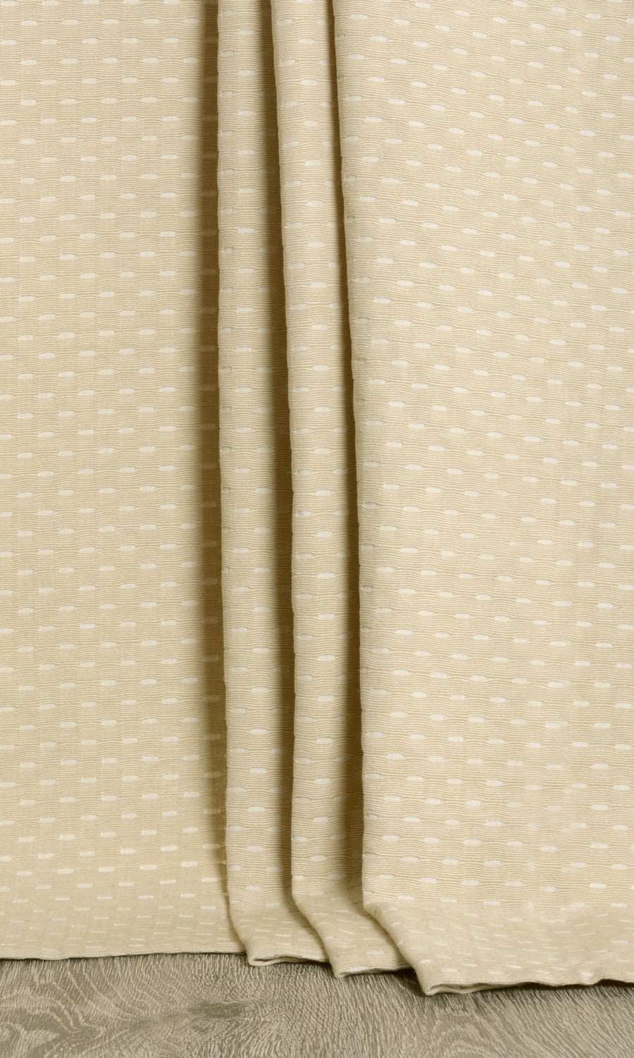 Cotton Fabric Blinds (Beige) for Living, Bedroom, Kitchen, Bathroom