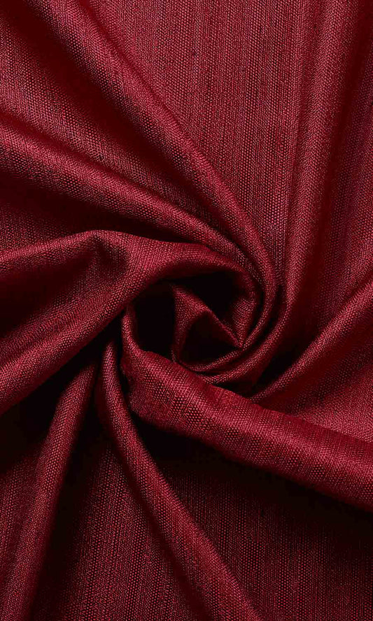 Faux Silk Home Décor Fabric Sample (Red)