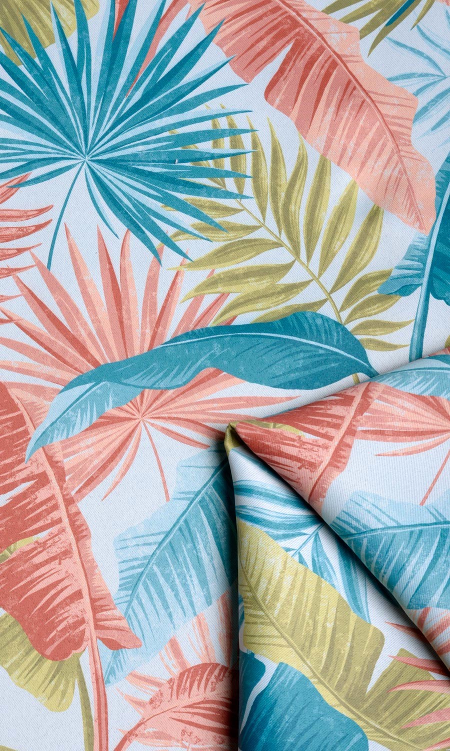 Botanical Floral Blinds (Red/ Blue/ Green) Extra Long Short Wide