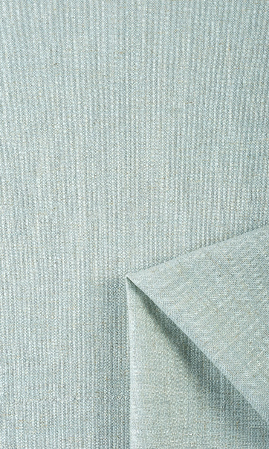 Plain Linen-Blend Fabric Material By the Metre (Powder Blue)