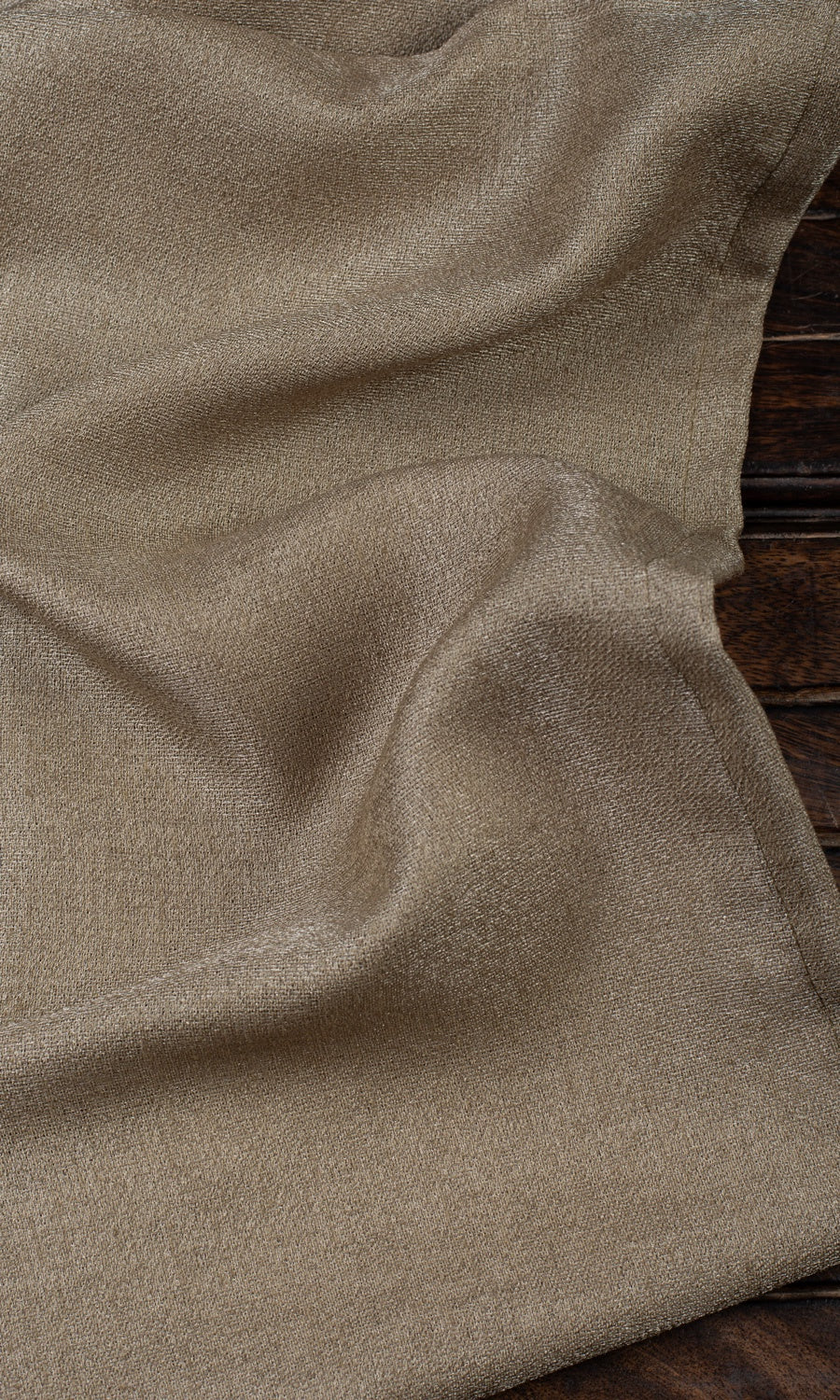 Semi-Sheer Made-to-Measure Roman Blinds (Caramel Brown)