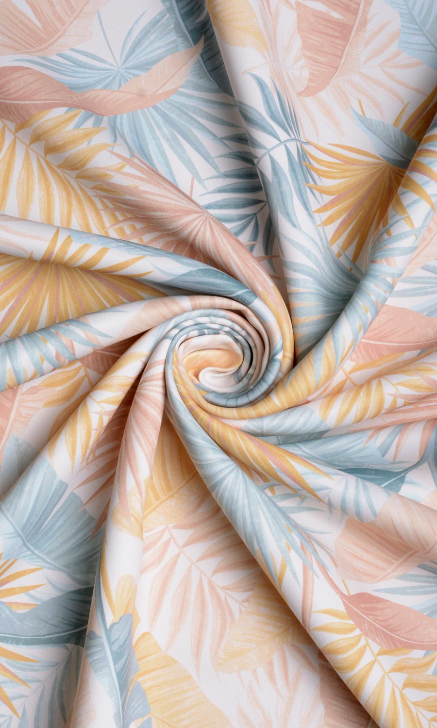 Botanical Floral Made-to-Measure Roman Blinds (Pink/ Blue/ Yellow)