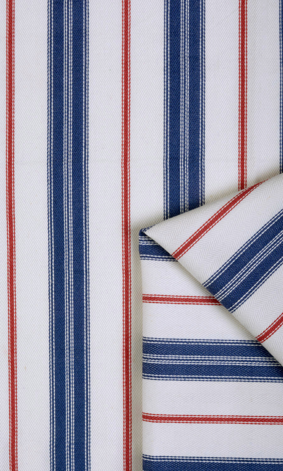 Cotton Flat, Plain, Fake, Faux, European Relaxed Roman Blinds (Red/ Blue)