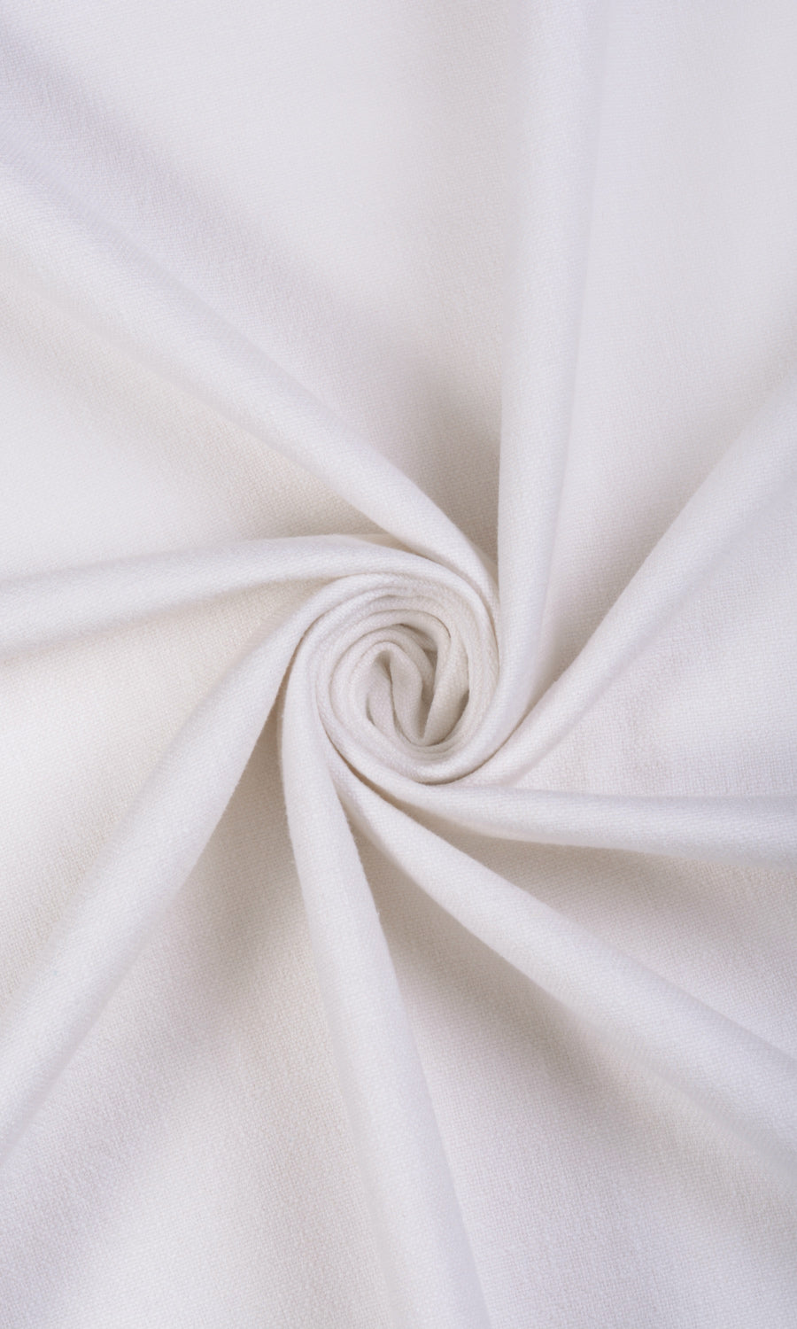 Linen Blend Home Décor Fabric Sample (White)