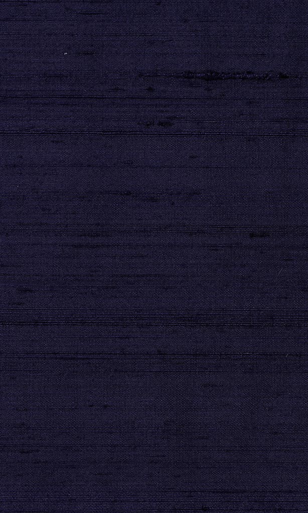 Pure Silk Home Textile Fabric Material Sample (Navy Blue)