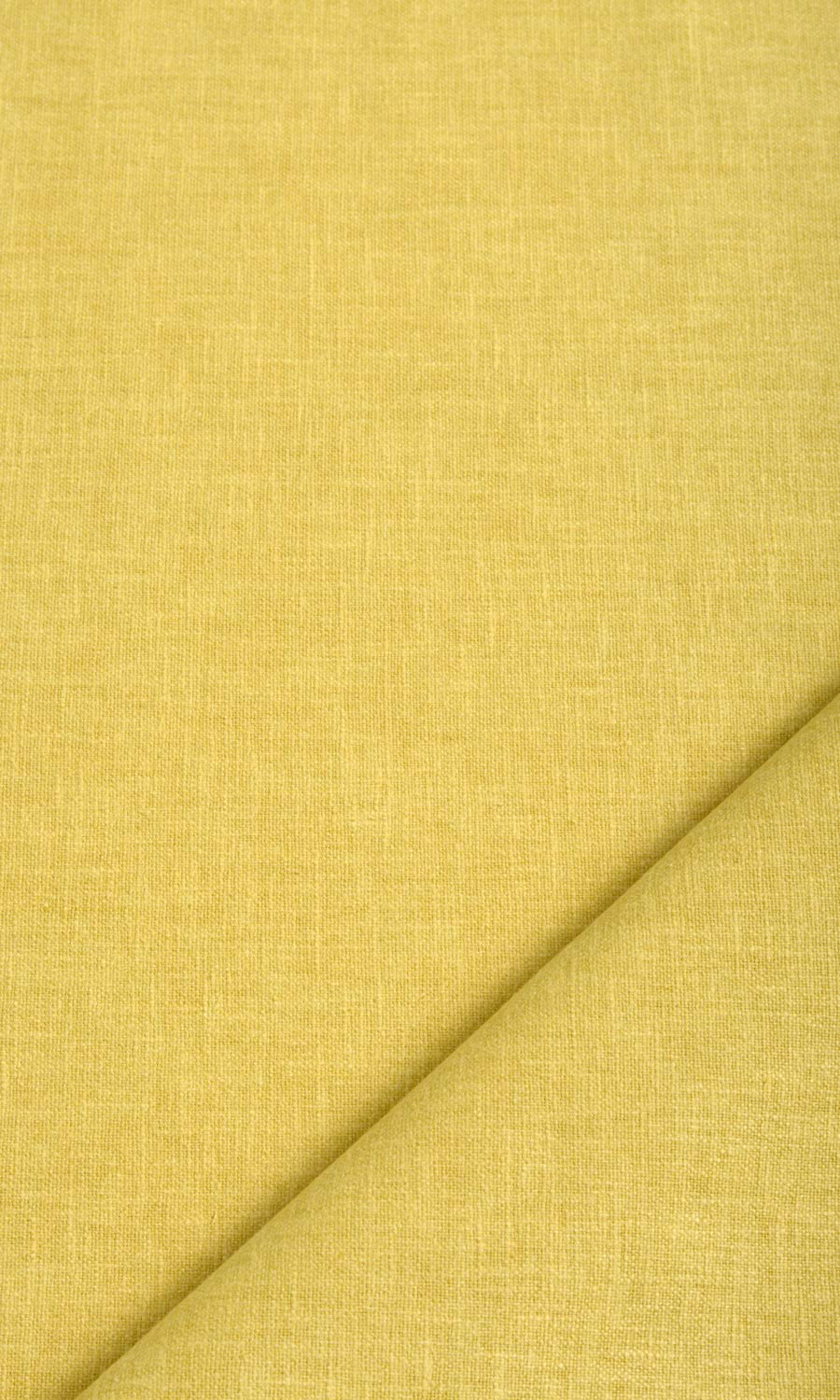 Poly-Cotton Home Textile Fabric Material Sample (Cornflower Yellow)