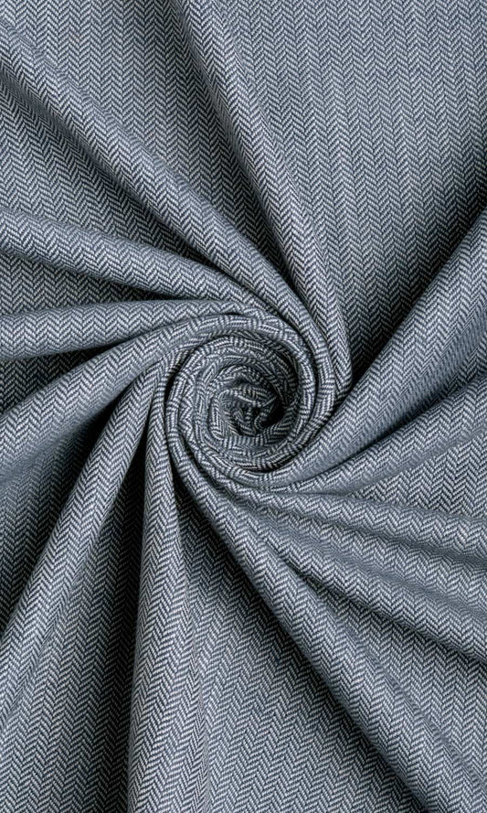 Herringbone Textured Blinds (Denim/ Navy Blue)