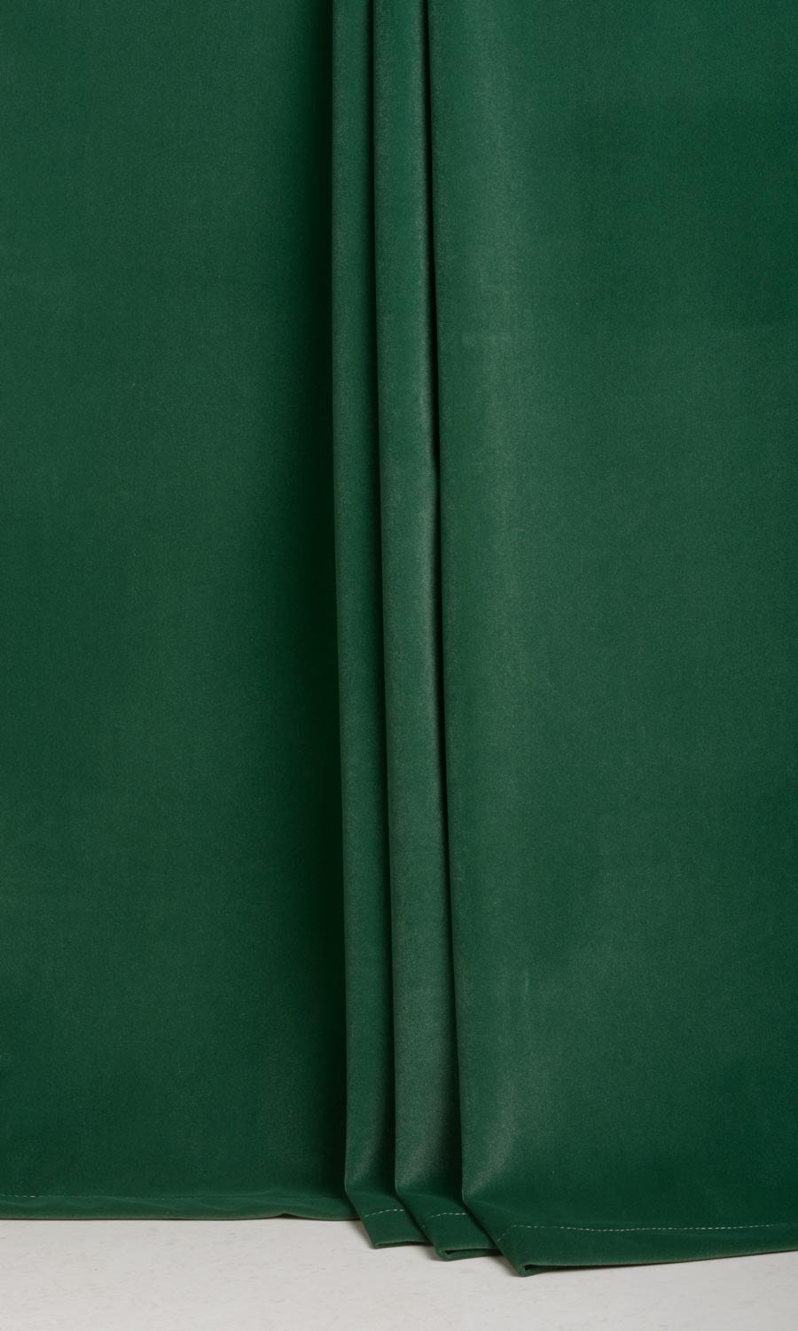 Velvet Roman Shades (Emerald Green) Extra Long Short Wide