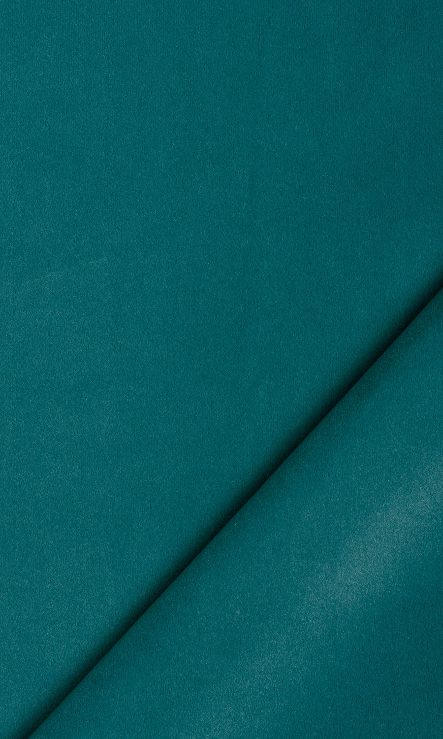 Velvet Flat, Plain, Fake, Faux, European Relaxed Roman Blinds (Teal Blue/ Green)