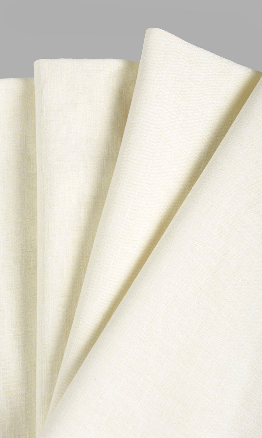 Linen Texture Roman Blinds (Ivory)