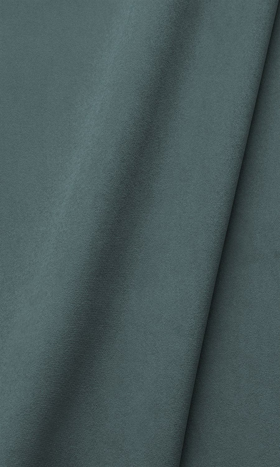 Velvet Window Treatments Fabric Sample (Steel Blue)