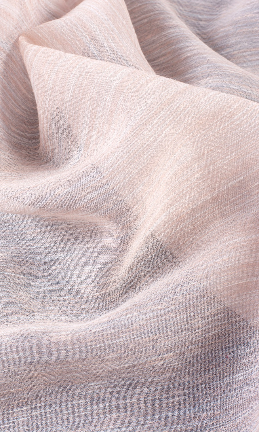 Textured Sheer Shades (Peach/ Pink) Extra Long Short Wide