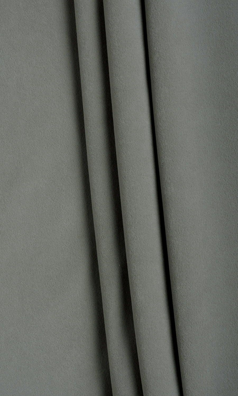 Velvet Fabric Material By the Metre (Fog Grey)
