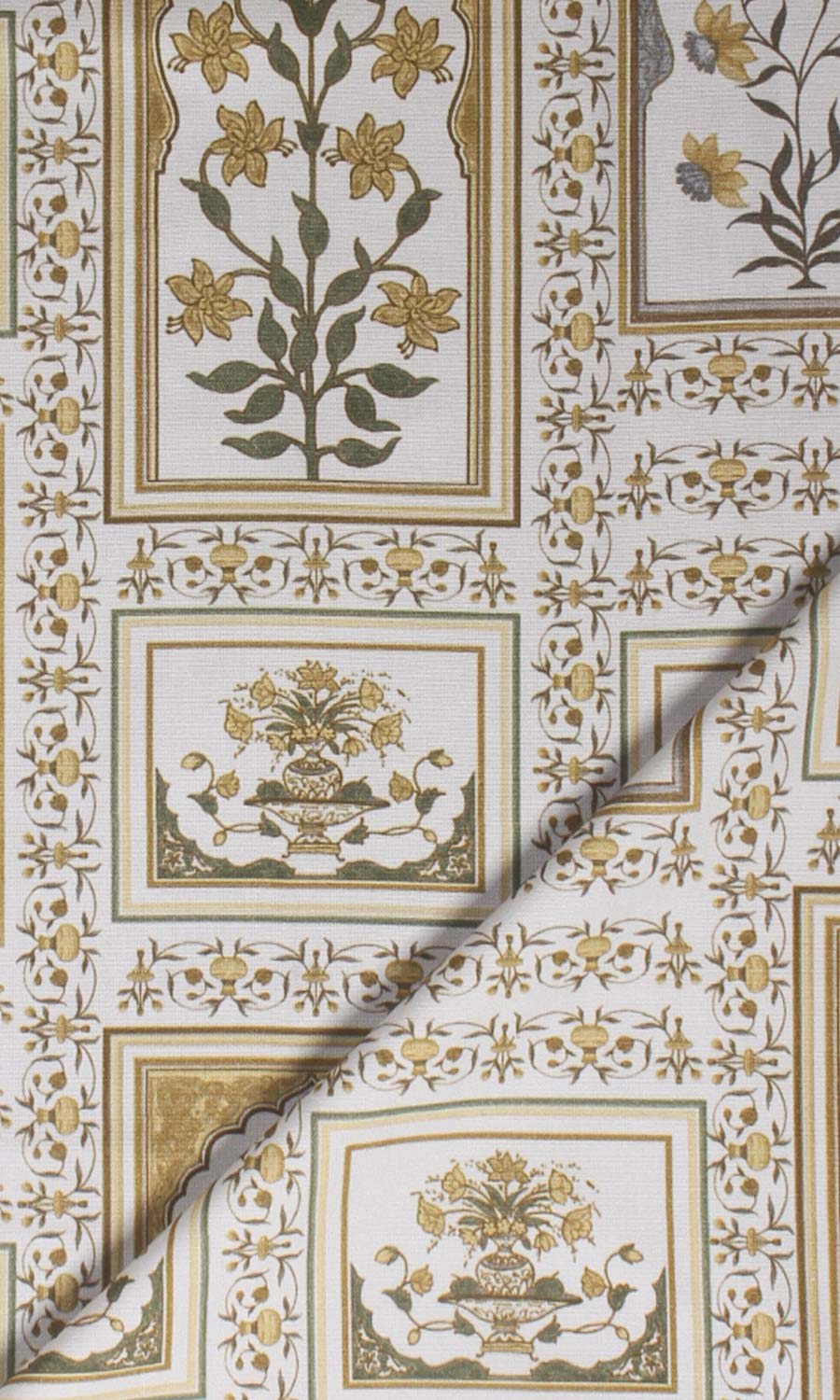 Floral Cotton Roman Blinds & Window Shades (Grey/ Yellow)