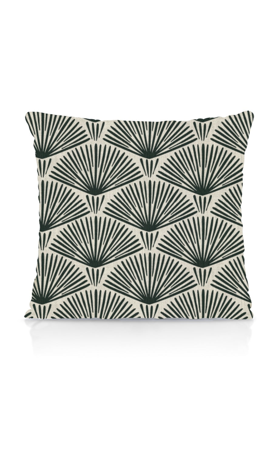 Geometrical Pattern Home Textile Fabric Material By the Metre (Black/ Ivory)